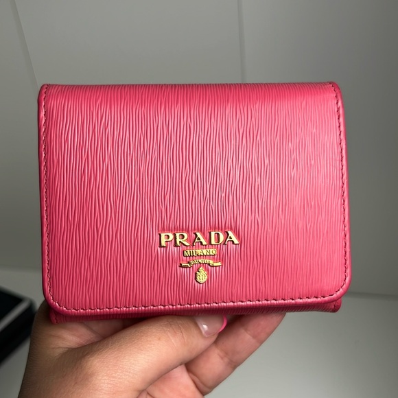 Prada Handbags - Prada trifold small wallet FULL INCLUSION